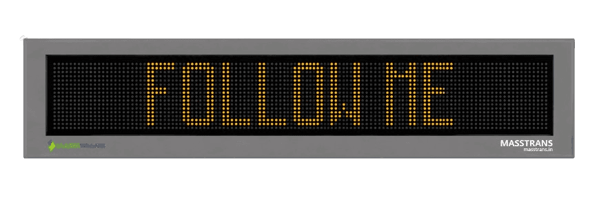 Follow Me Sign Board